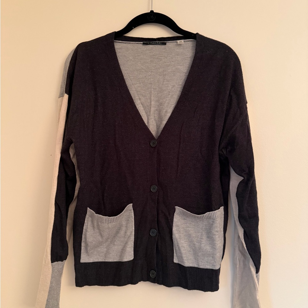 T Tahari Gray Sweater